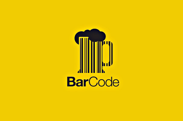 slipknot barcode logo. arcode logo design.
