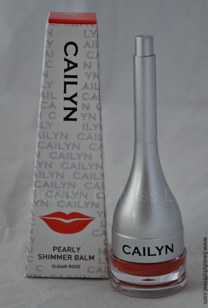 Cailyn Cosmetics Pearly Shimmer Balm in 04 Sugar Rose review & swatches