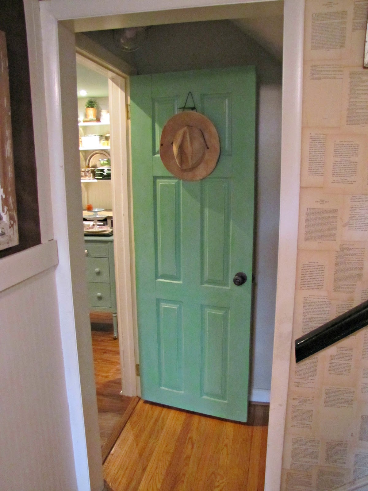 { Annie Sloan Green Door } The Painted Home by Denise Sabia