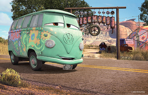 Do you know how excited I was when a hippie van showed up in the Cars movie