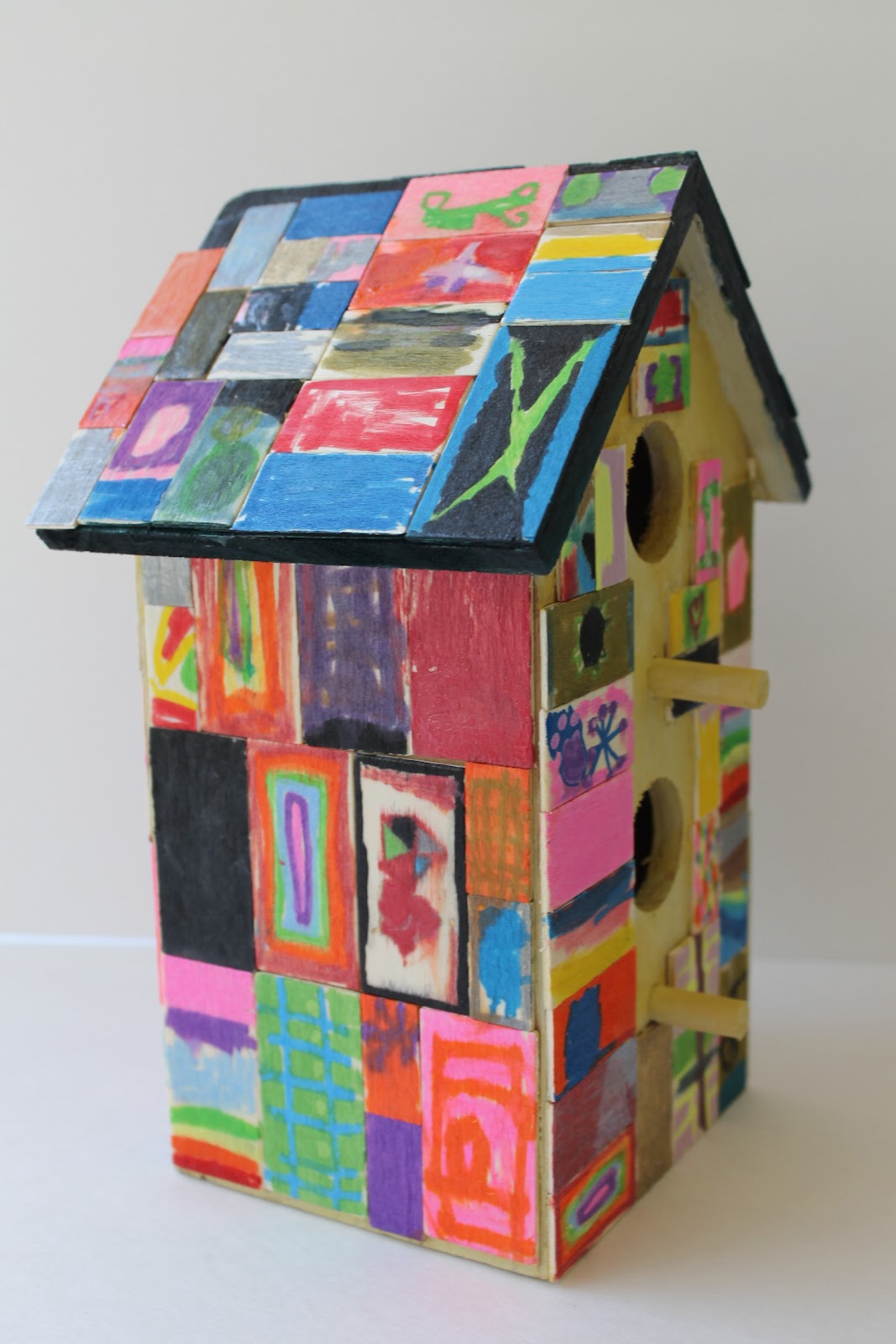 The Adelphi Project Birdhouses!....end of the year auction items