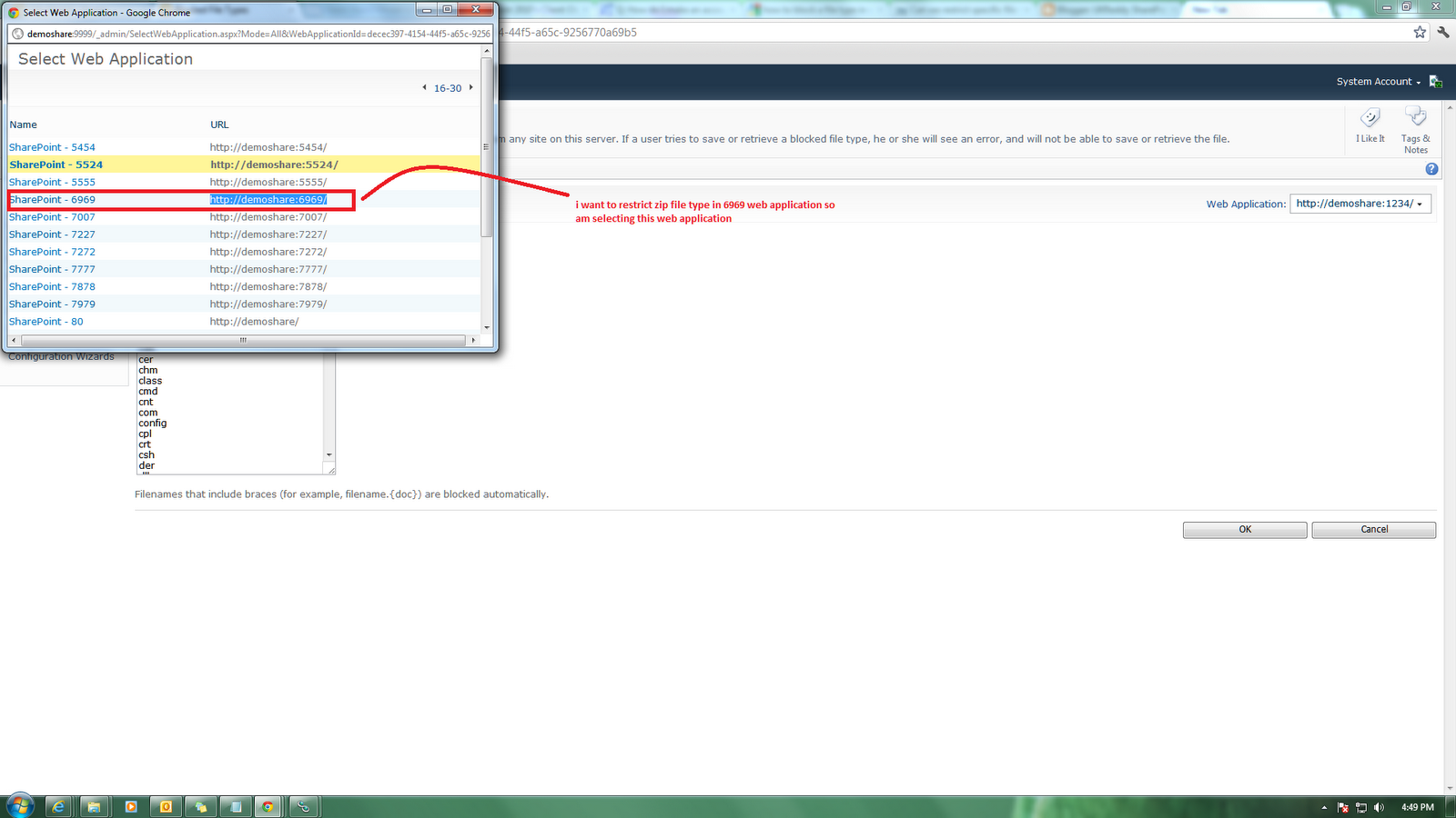 How can we restrict specific file type uploading on SharePoint Library?