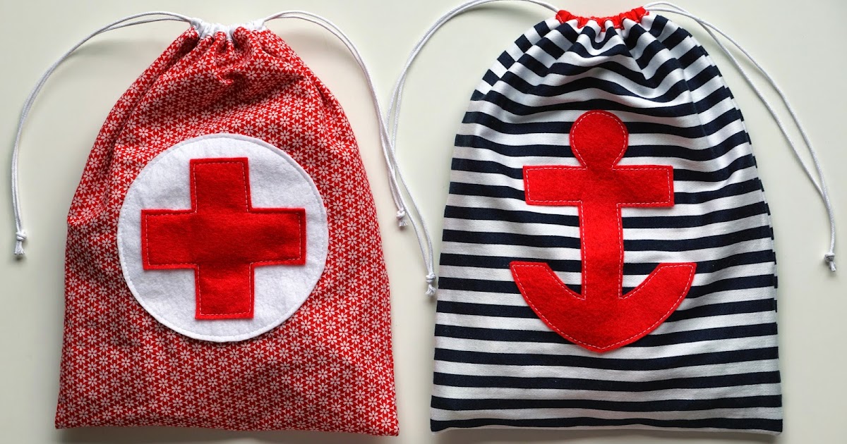 kuka and bubu String bags for toys Bolsas guardajuguetes