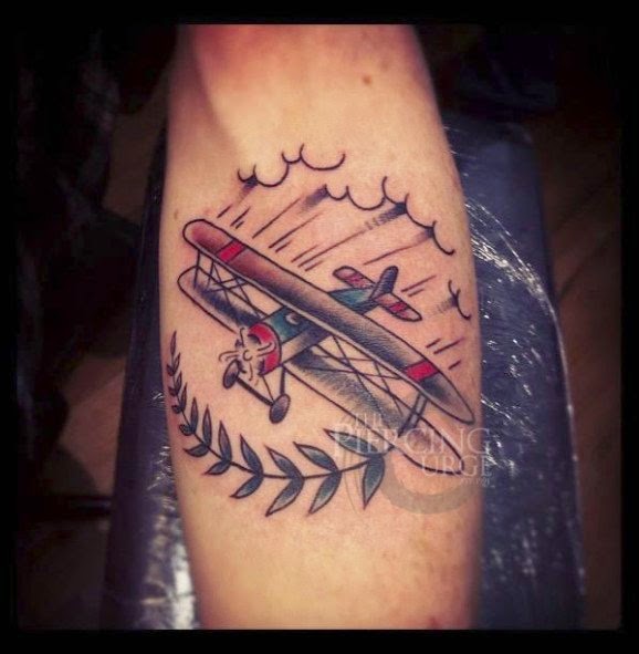 Adventurous Planes and Aviator Tattoos Adventurous Planes and Aviator Tattoos