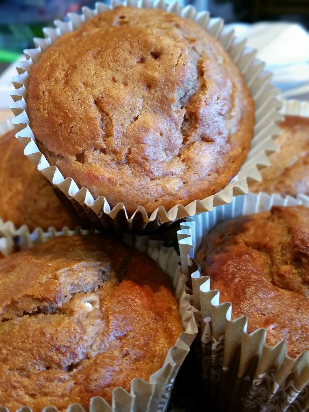 Slimming World Delights Banana and Peanut Butter Muffins