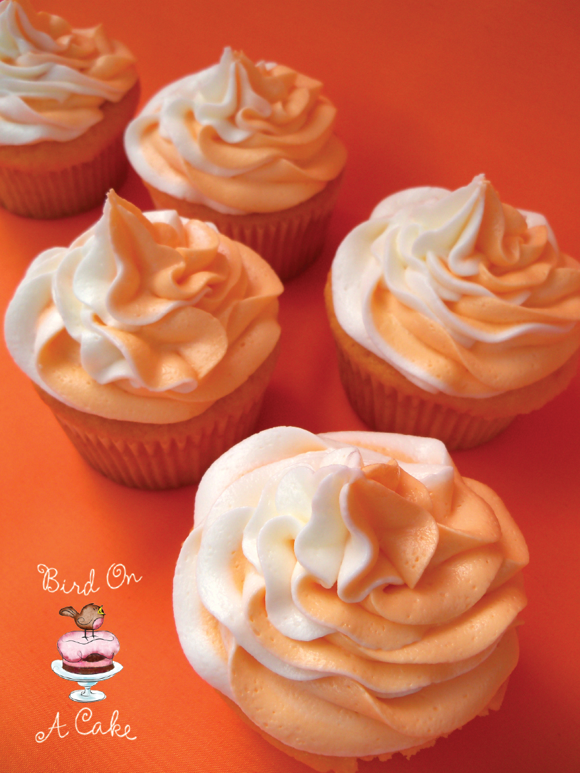 Bird On A Cake Orange Creamsicle Cupcakes