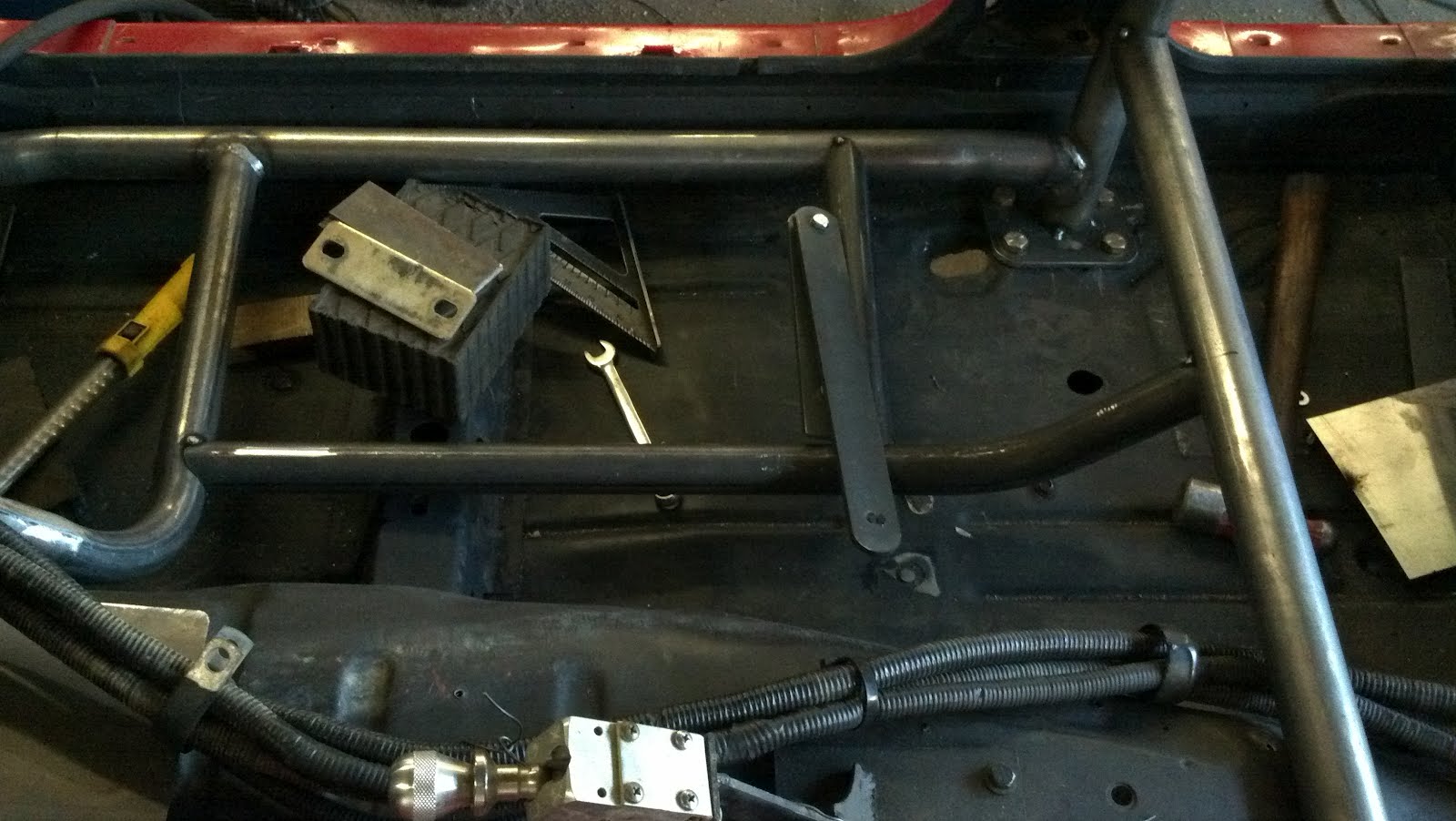 Unavailable for Comment Roll Cage Seat bars Fab and Install