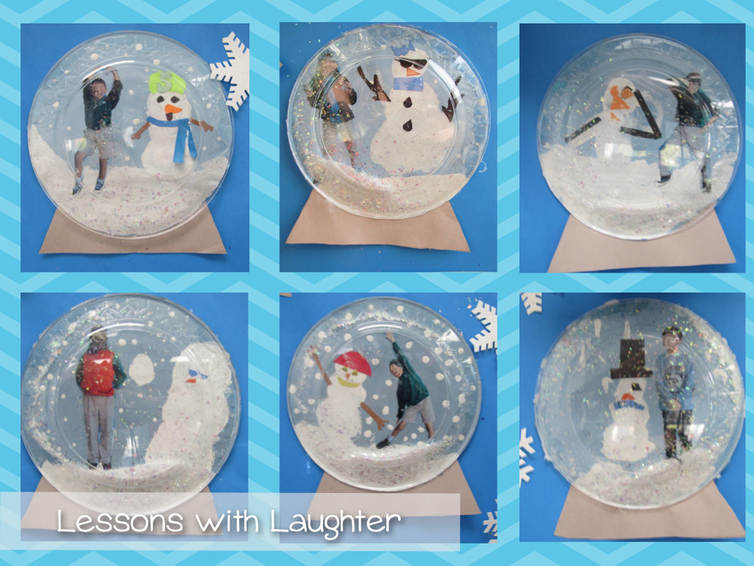 Lessons with Laughter Snow Globes!