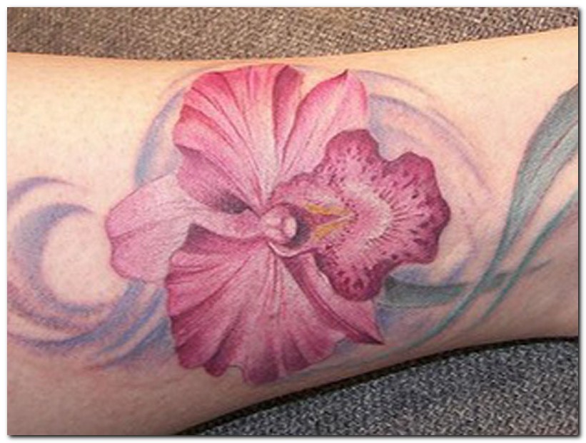 3. Orchid and Cherry Blossom Tattoos - wide 1