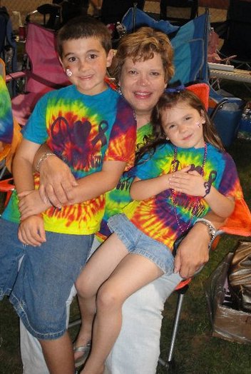 Ms. Campbell with her Grandchildren