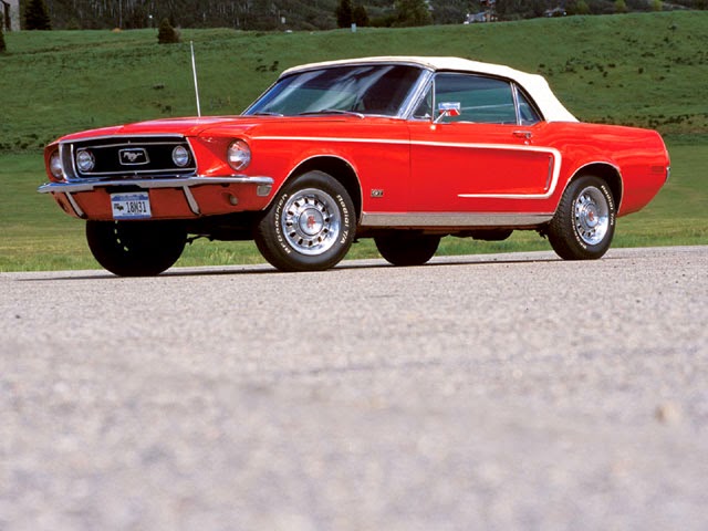 1968 Red Shelby Mustang