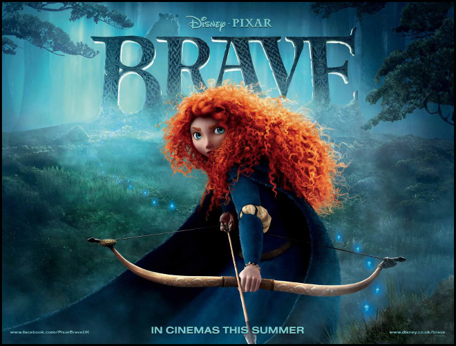Promotional picture for Pixar's movie, 'Brave'