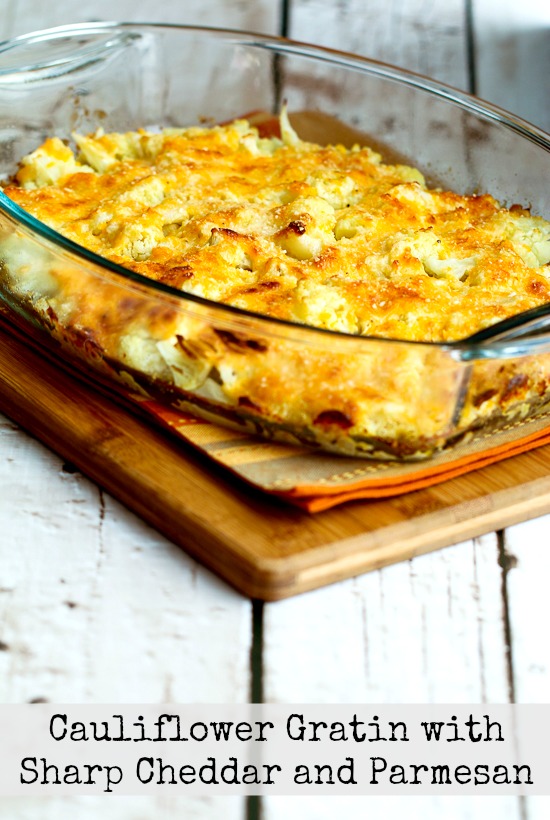 Cauliflower Gratin with Sharp Cheddar and Parmesan (Video) Kalyn's