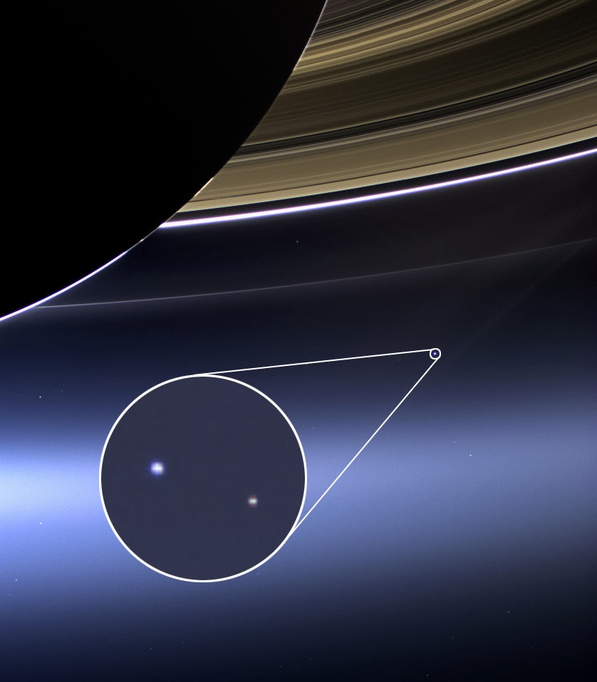 Cassini  notas en relacion... - Página 3 Saturn,++tierra+y+luna
