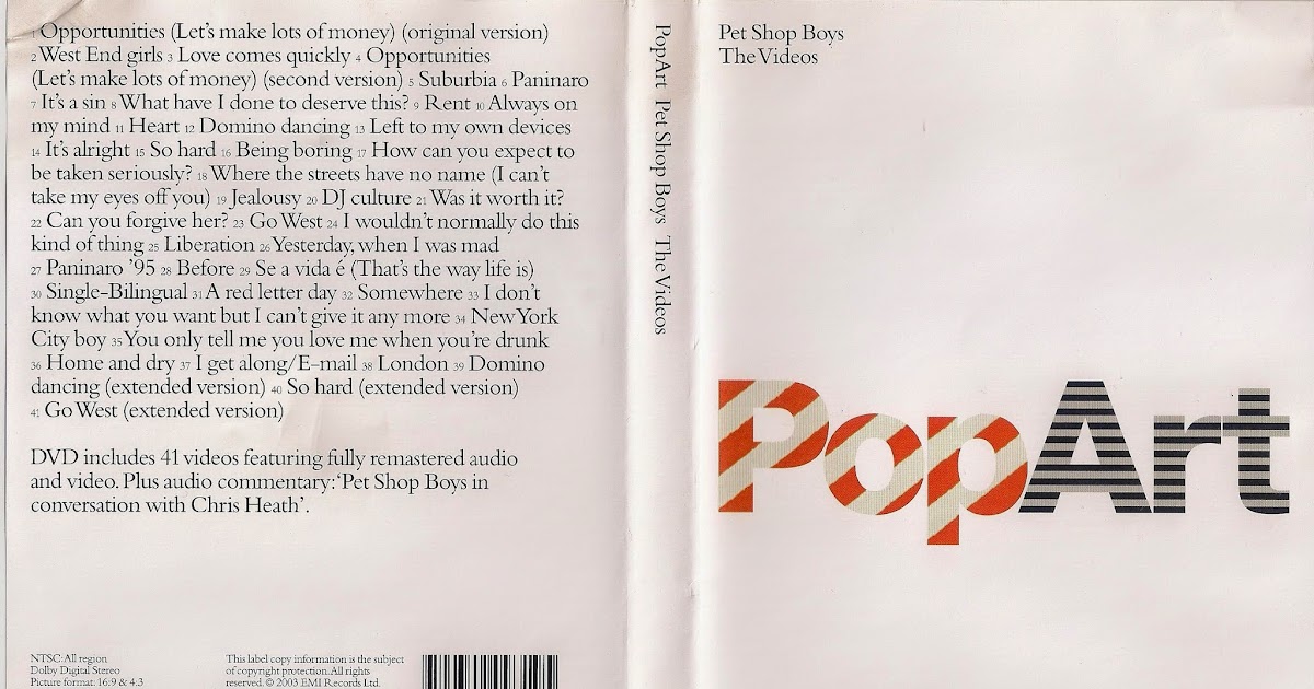 music rewind pop art pet shop boys the videos dvdrip mkv pet shop boys format