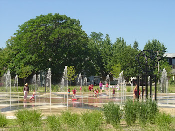 Fountain near the beach