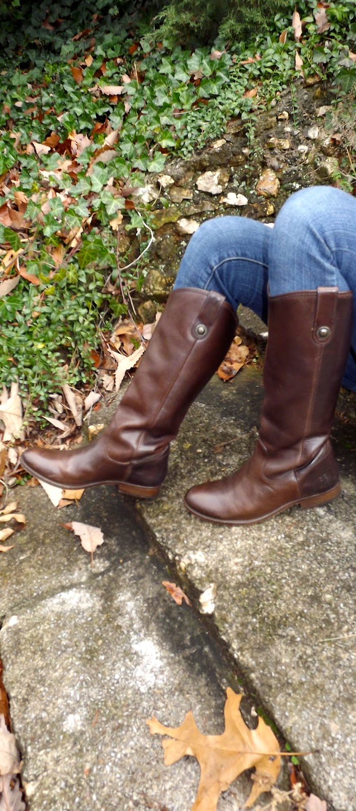 OOTD Casual Plaid + Frye Riding Boots Ashley's Passion for Fashion