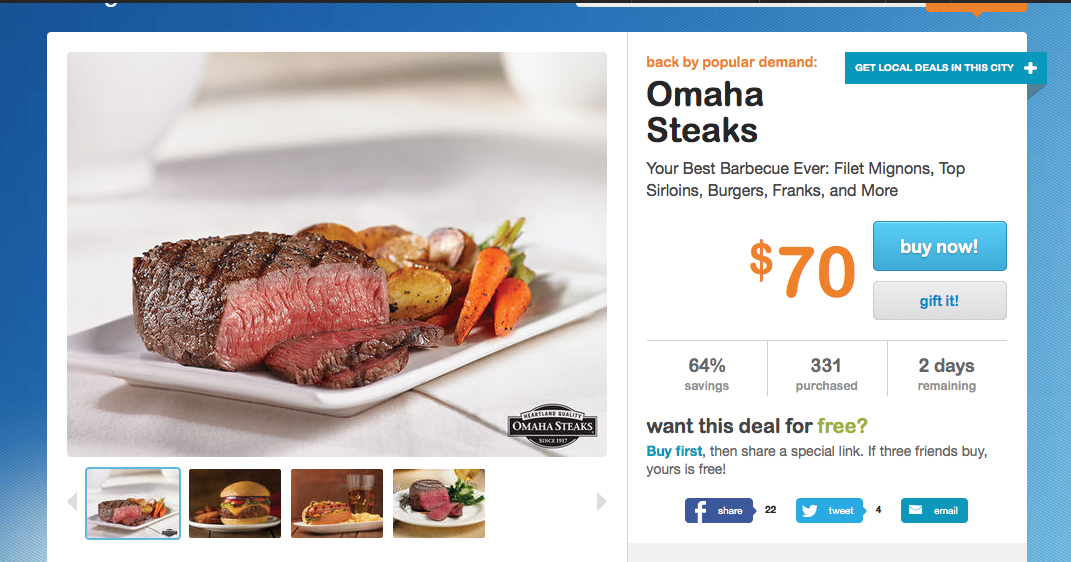 Steaks in the Mail?! LindsSays