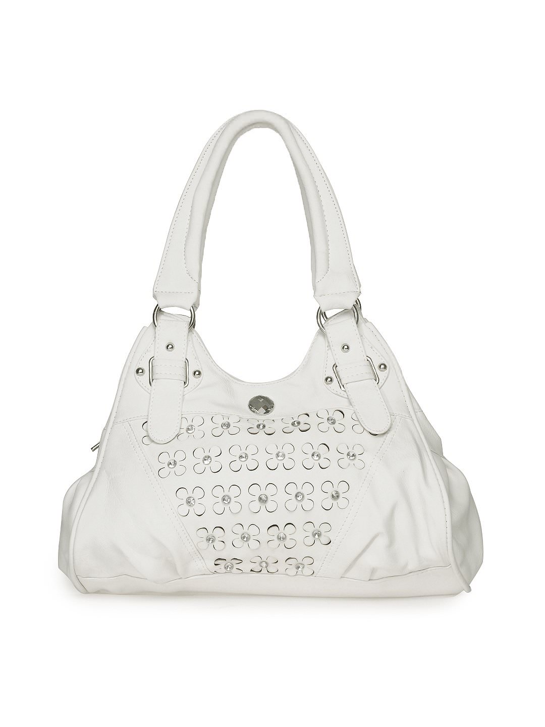 Elegance of living Stylish White Handbags