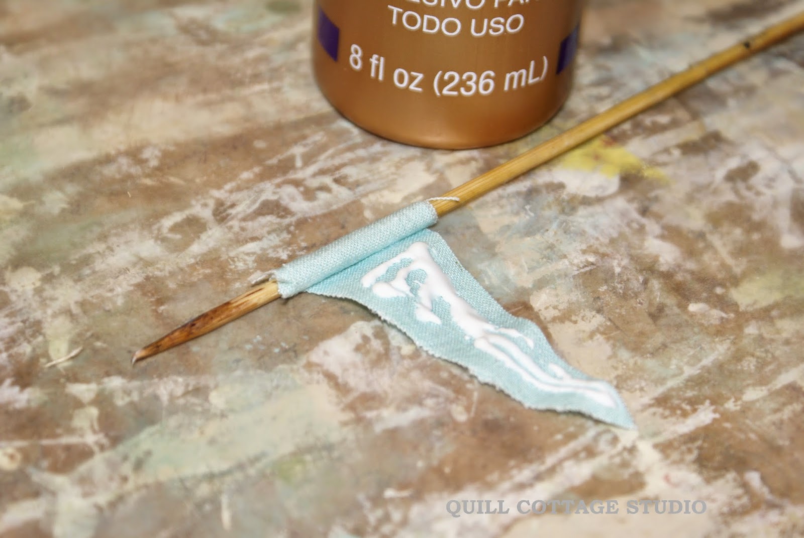 Quill Cottage EMBELLISHED FABRIC BEAD TUTORIAL...