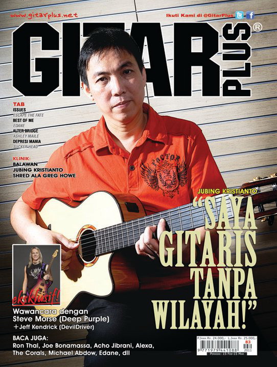 Jubing Kristianto, the guitarist September 2011