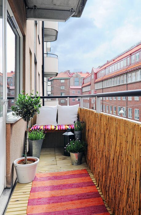 Home & garden: 50 idées pour profiter de son balcon à l'abri des ... Hiver Balcon décor