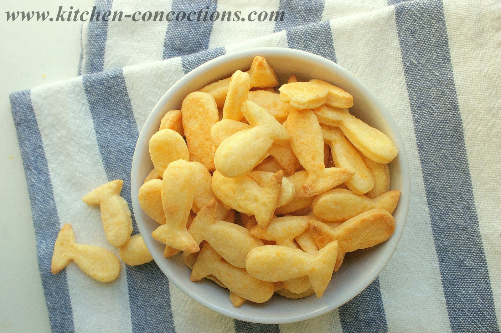 Kids in the Kitchen Homemade Goldfish Crackers Kitchen Concoctions