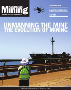 Australian Mining - September 2015 | ISSN 0004-976X | CBR 96 dpi | Mensile | Professionisti | Impianti | Lavoro | Distribuzione
Established in 1908, Australian Mining magazine keeps you informed on the latest news and innovation in the industry.