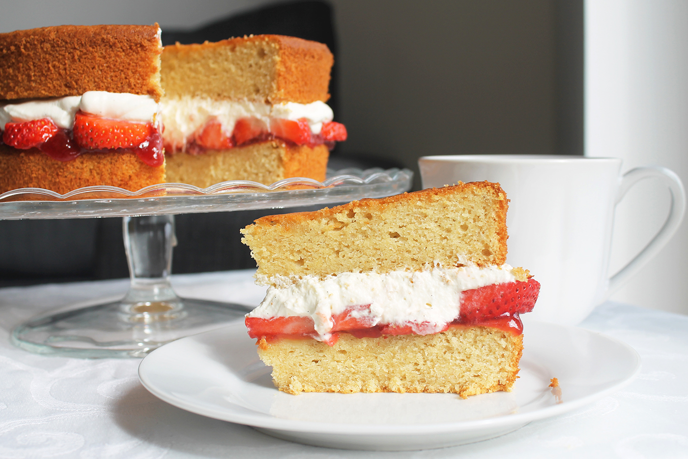 Lactose Free Victoria Sponge Cake Lactose Free Victoria Sponge Cake