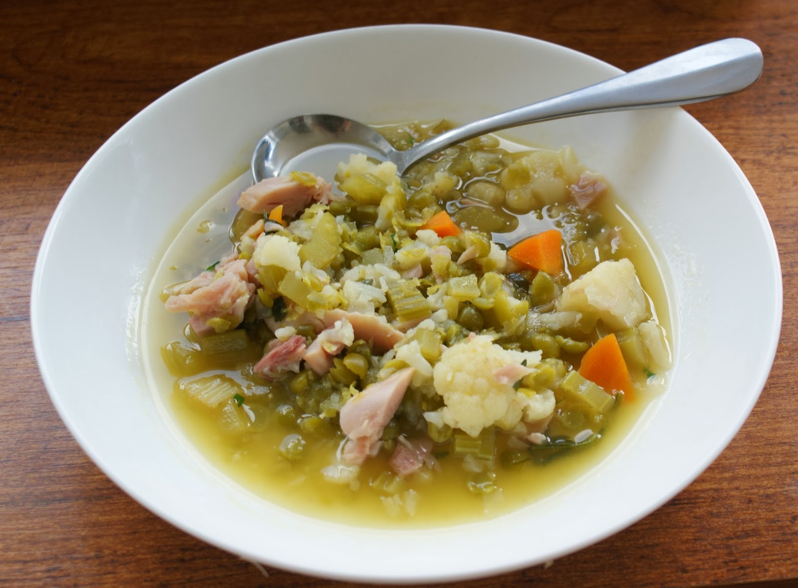 Blueberry Girl : Smoked Chicken and Split Pea Soup