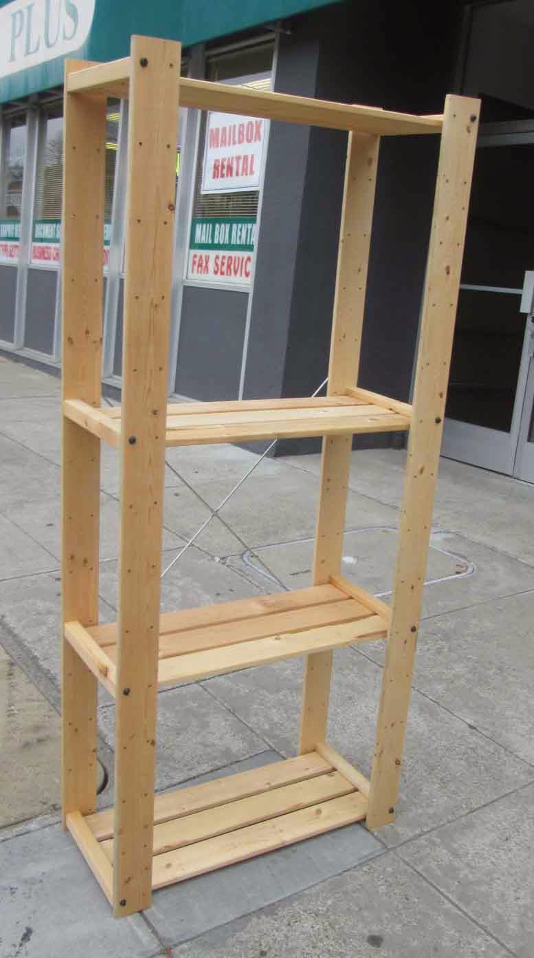UHURU FURNITURE & COLLECTIBLES SOLD Ikea Wood Shelving Unit 20