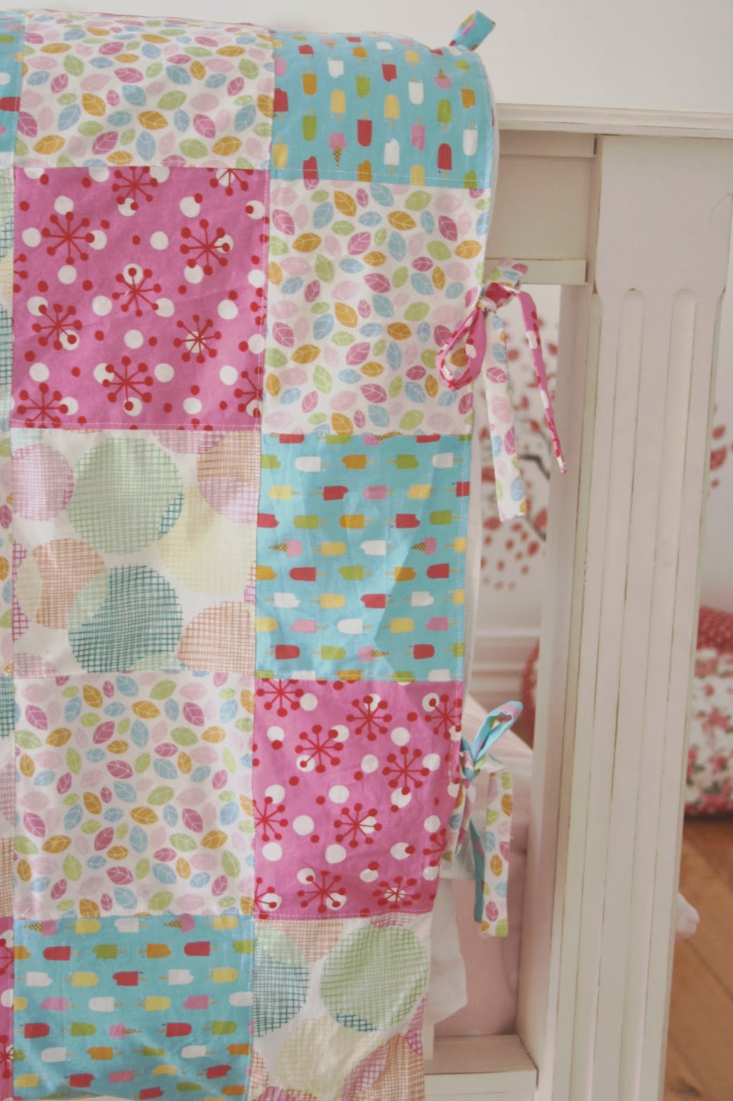 A White Style Patchwork Quilt Cover....tick......