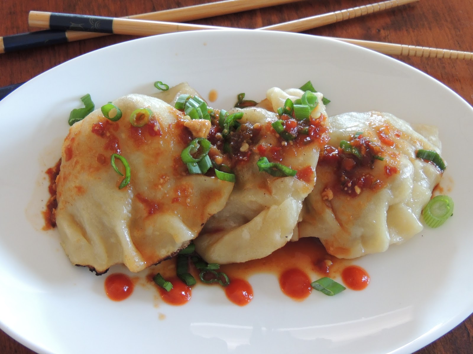 Leave a Happy Plate Steamed Pot Stickers