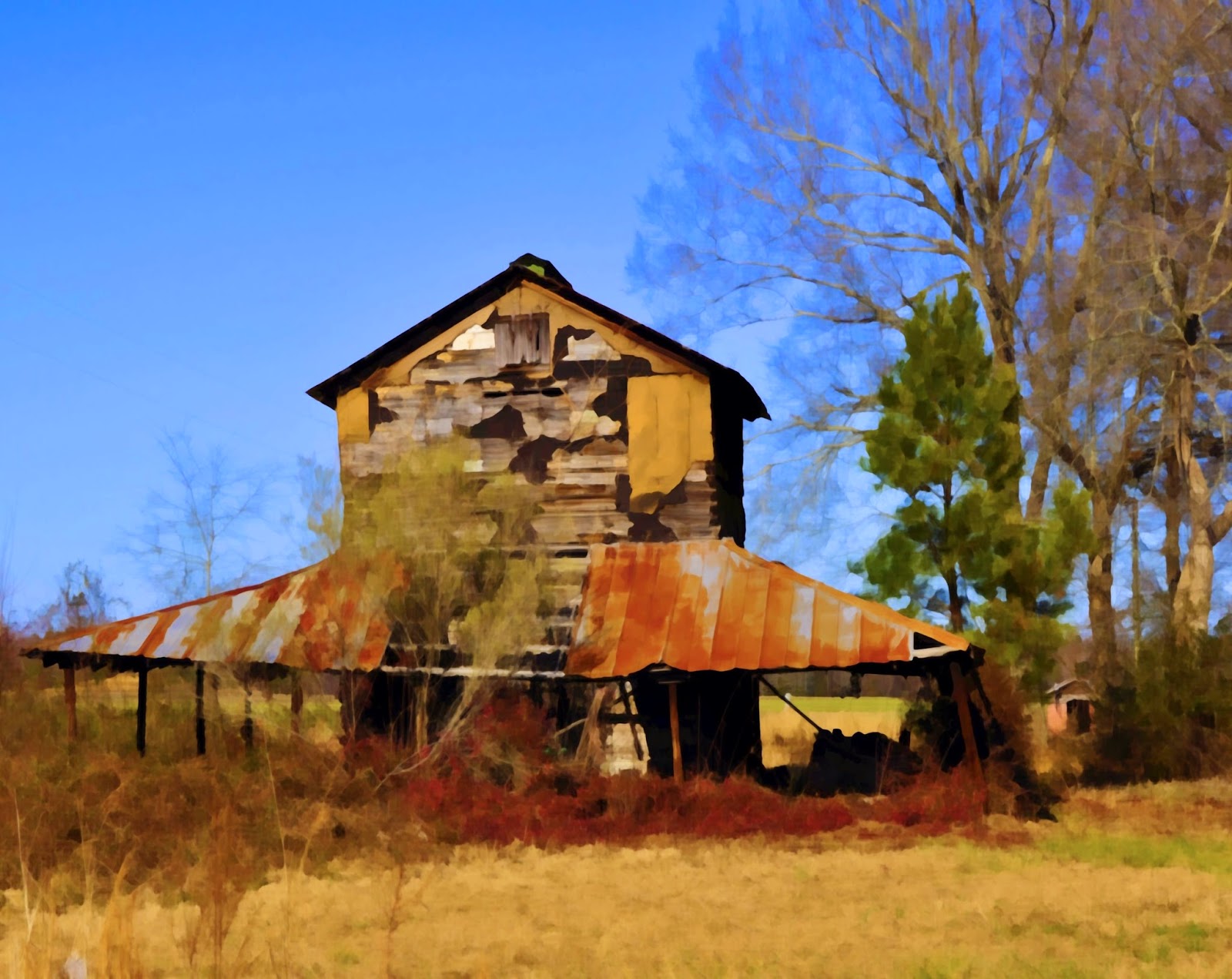 My Life A Bit South Of Normal Photography Post Tobacco Barn