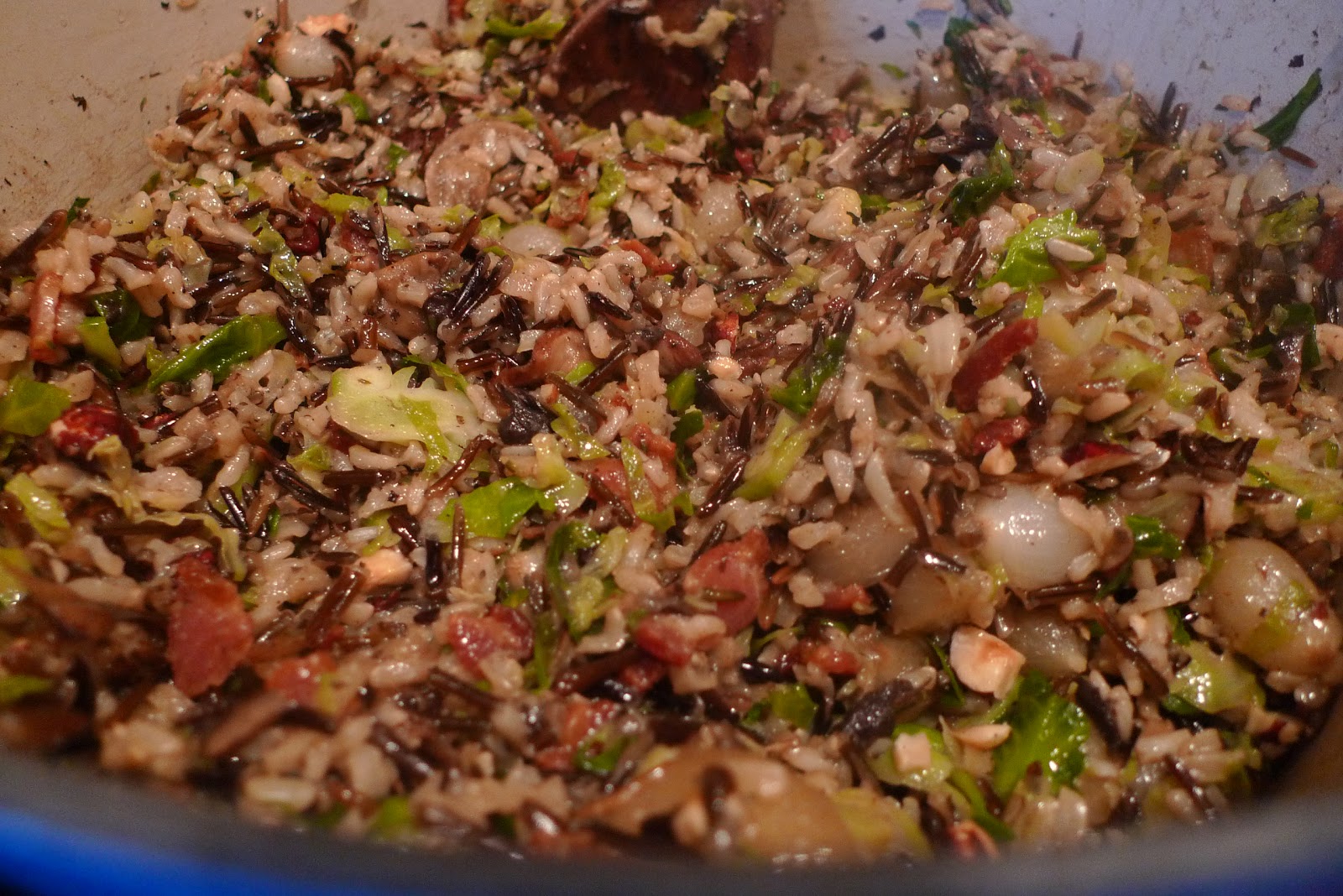 siriously delicious Stuffing with Wild Rice and Bacon