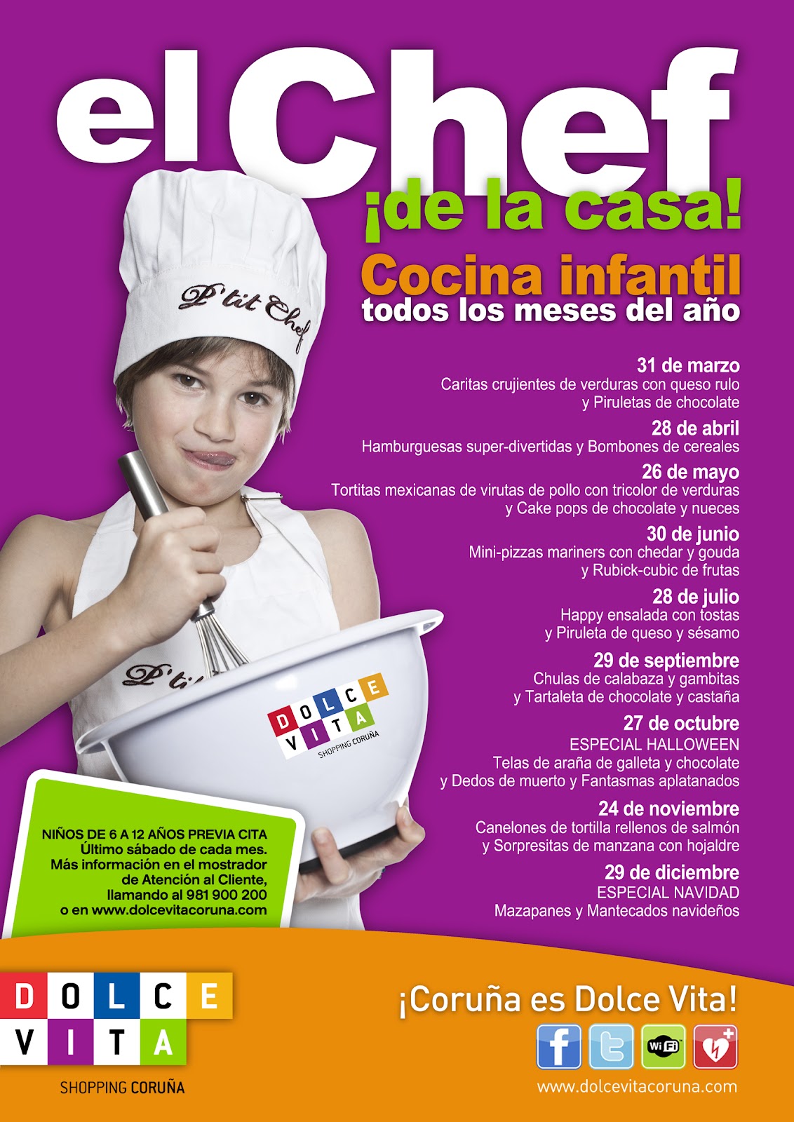 La Cocina de Tarta de Fresa Cursos de Cocina para niños