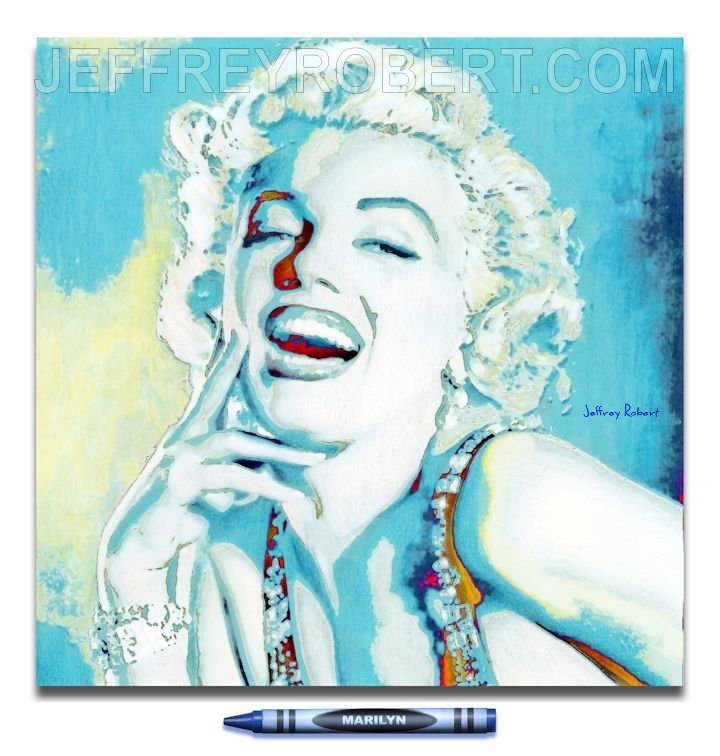 Jeffrey Robert The Crayon Artist® FAMOUS FACES CREATED WITH A BOX OF