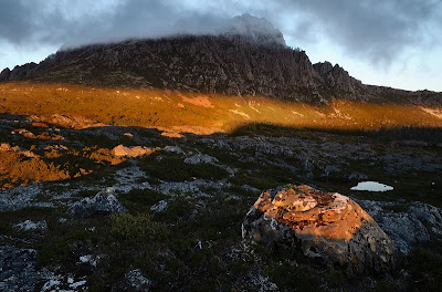 Sunset on Cradle Mountain from the Little Plateau - 15th April 2011