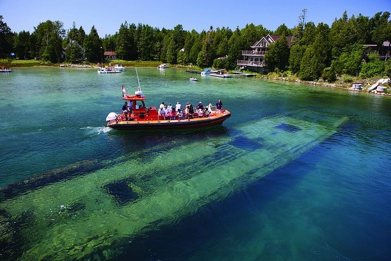 World Of Technology Shipwrecks At Big Tub Harbour In Lake Huron