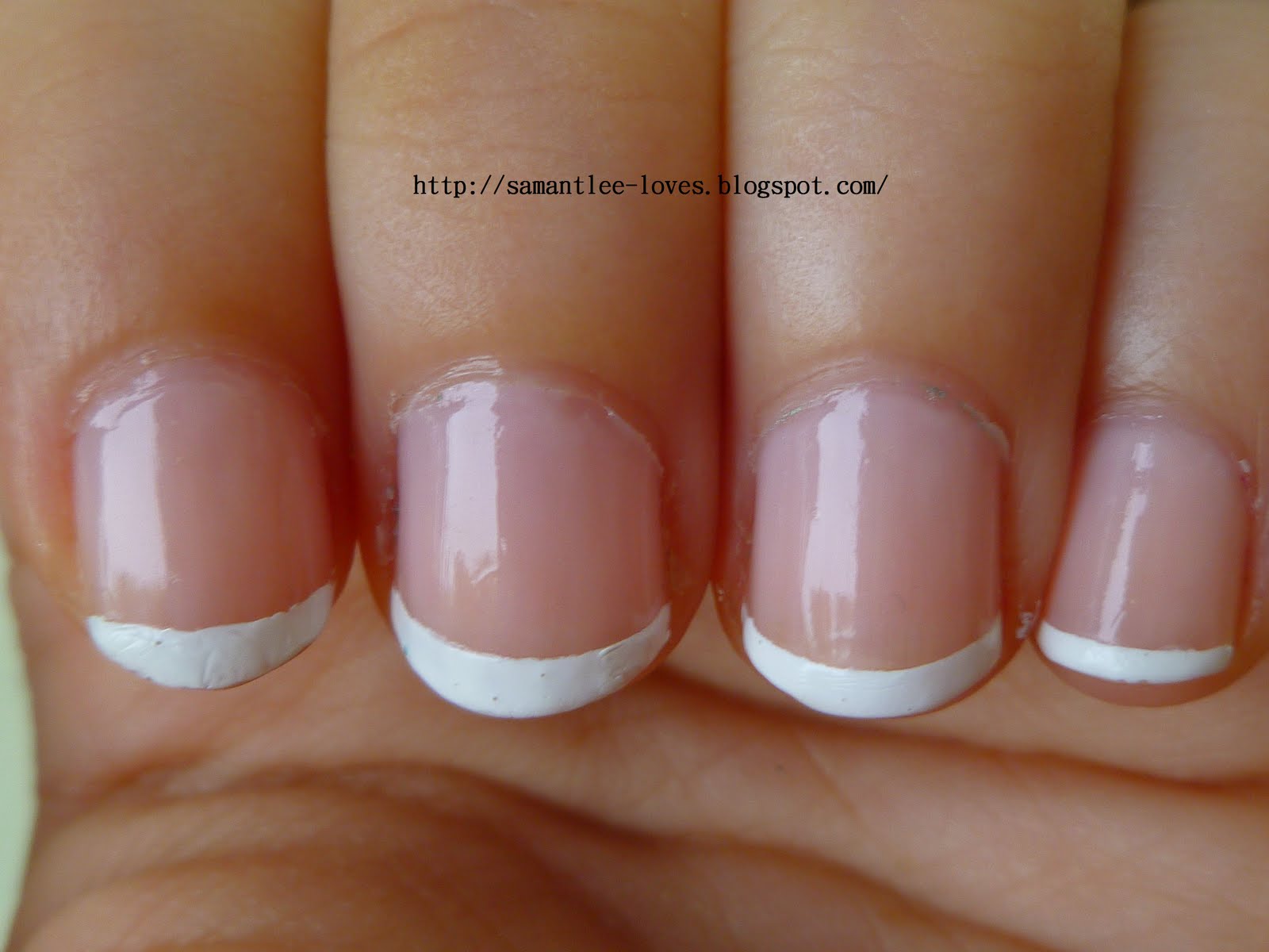 Of Food, Health, Diets, Skincare and Cosmetics French Manicure Bubble