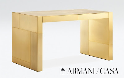 escritorio oro escritorio de oro 1 Escritorio de Oro por Armani