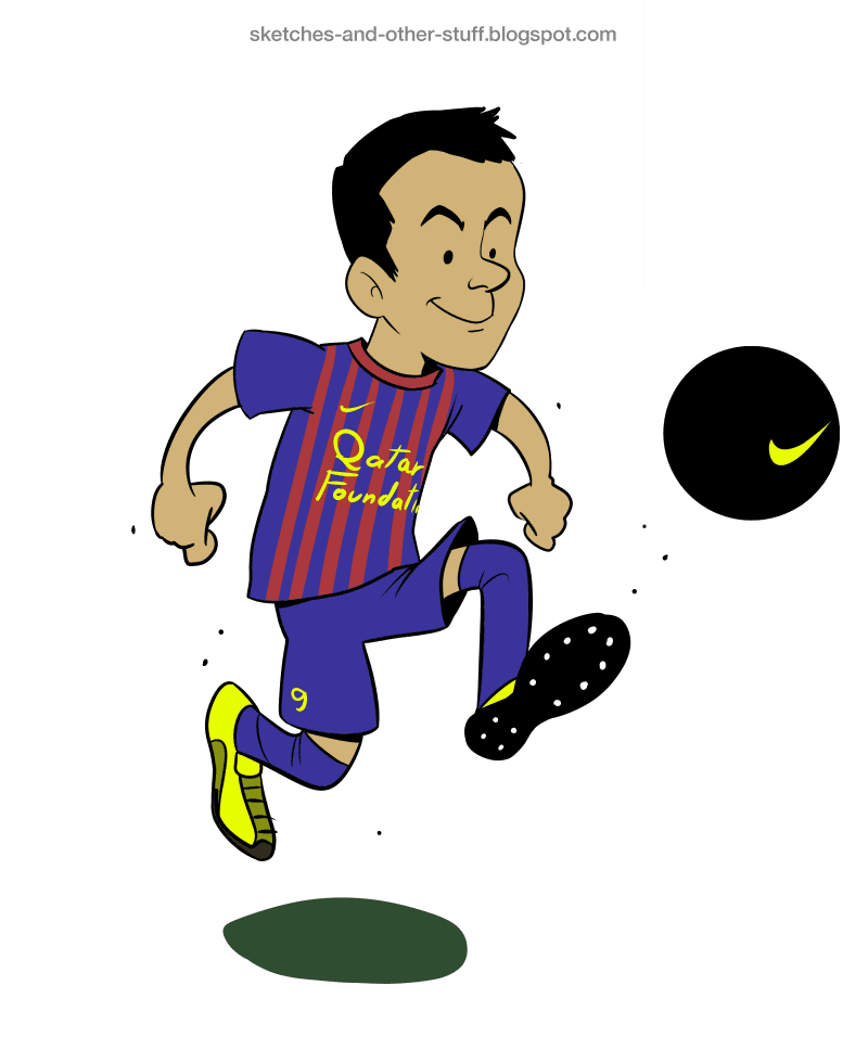alexis sánchez cartoon sketches and other stuff