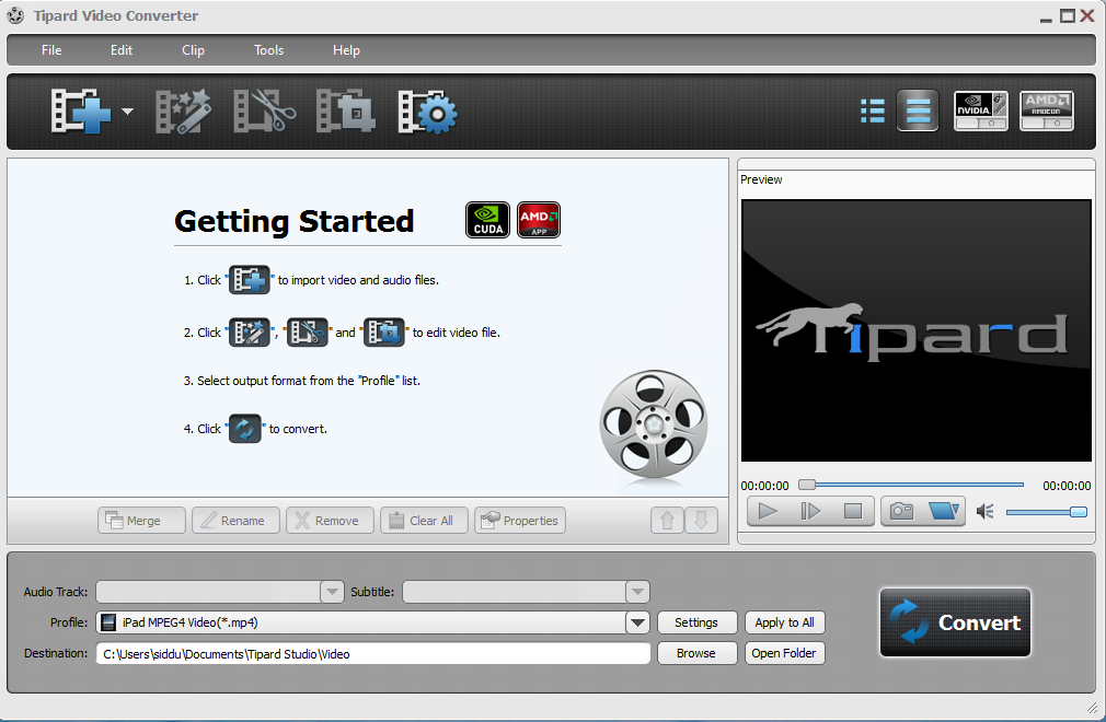 FREE DOWNLOAD TIPARD VIDEO CONVERTER FULL VERSION(6.1.32 CRACKED