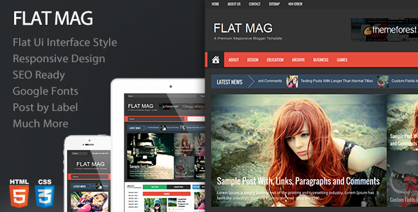 Flat Mag Template Flat Mag Template