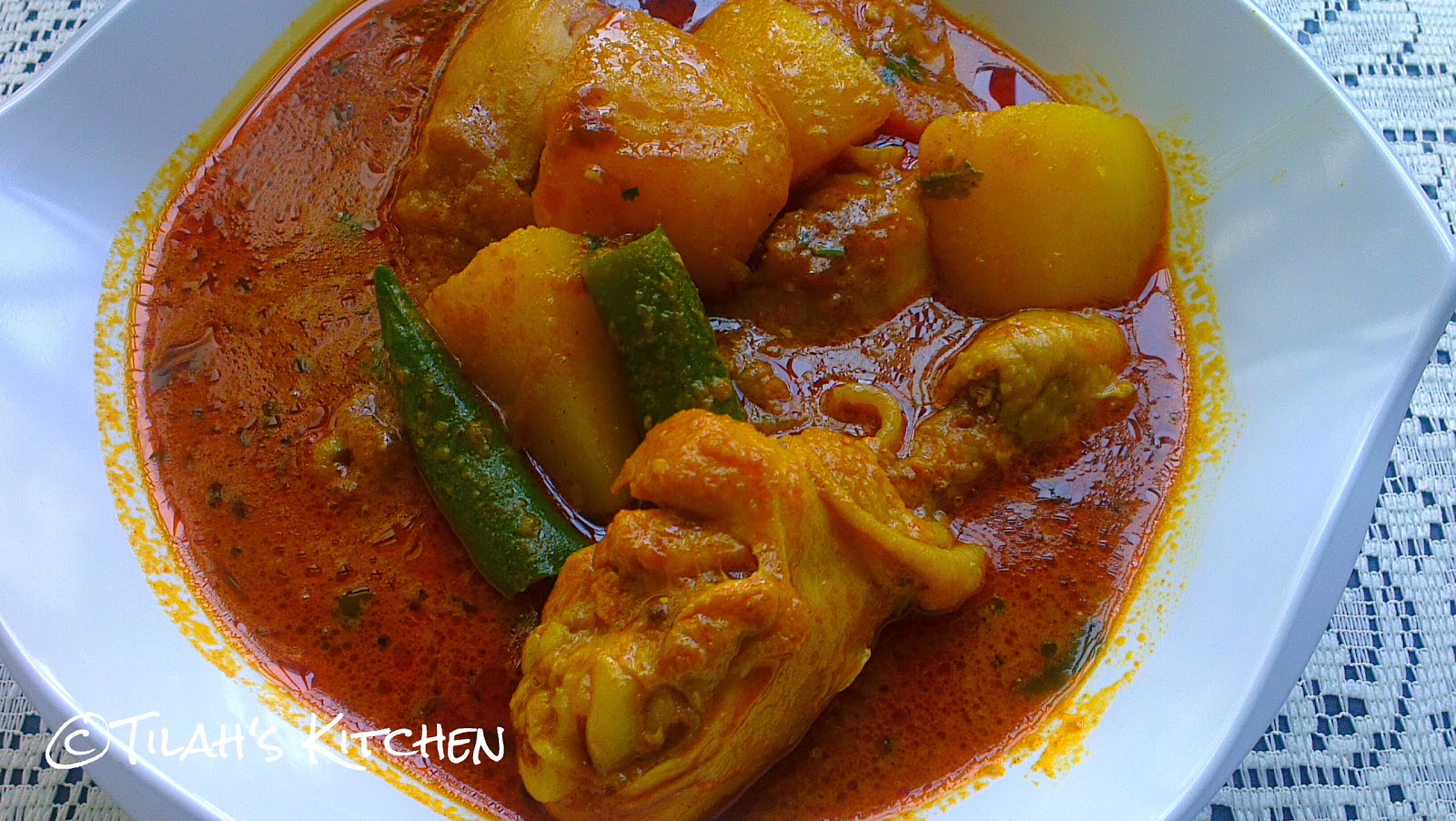 Powerful Indian Chicken Curry Kari Ayam India Power