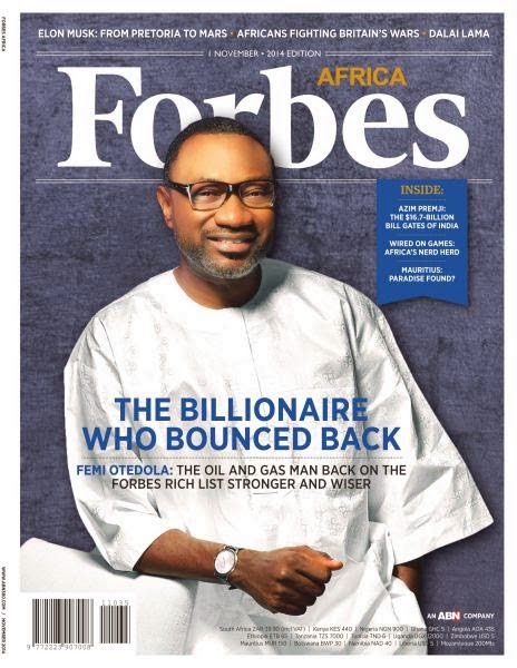 FORBES picks Nigerian Femi Otedola In November Cover