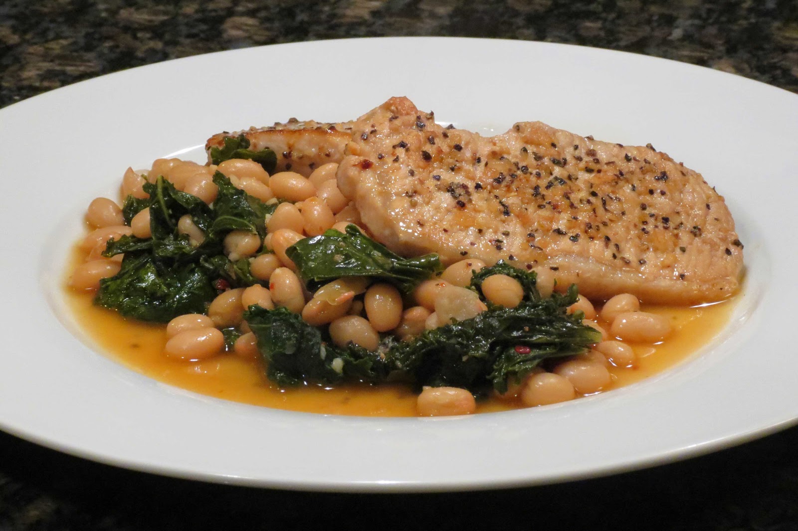 Dinner with the Welches Spicy Italian Greens & Beans
