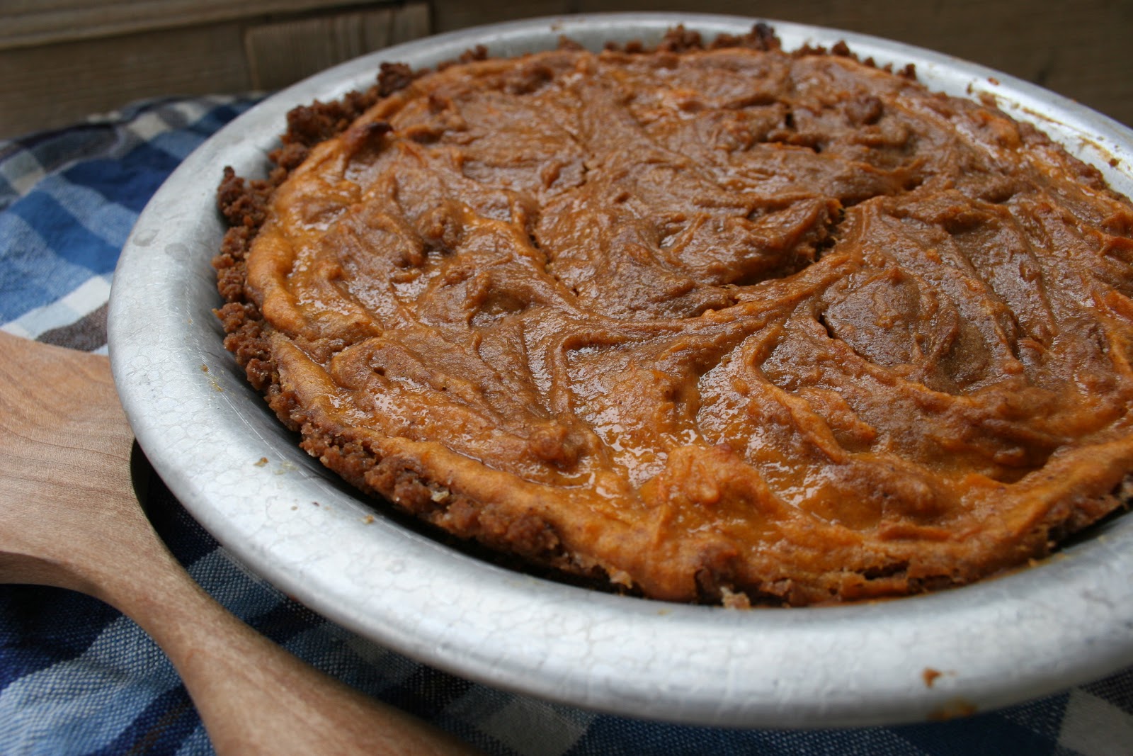 Nothing in the House Sweet Potato Speculoos Pie