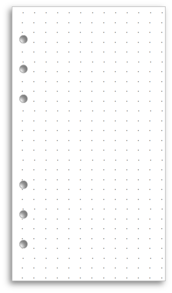Grey Dot Grid Printable Pages – Office Odds and Ends