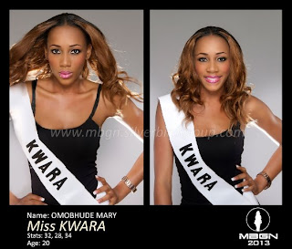 2013 Most Beautiful Girls In Nigeria 36 States Miss-KWARA+Niaja+Gaga